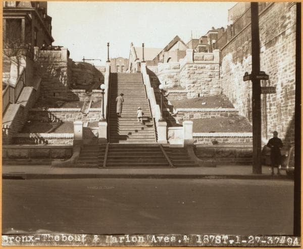 Bronx: 187th Street (East) - Marion Avenue, 1937