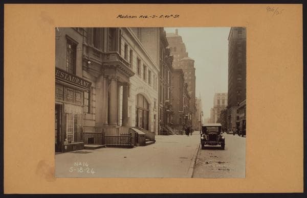 Manhattan: Madison Avenue - 40th Street (East)