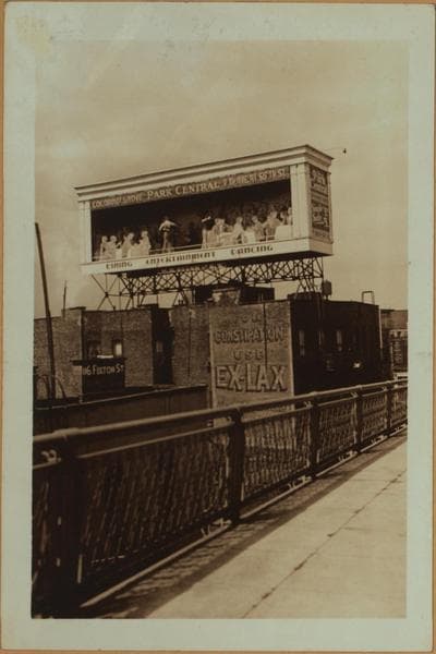 Advertisements - Advertising signs and billboards., 1932–1936