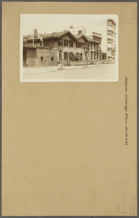 Brooklyn: Cambridge Place - Fulton Street, 1922
