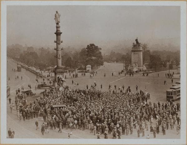 Manhattan: Columbus Circle - Celebrations - Tribute to Columbus., 1933