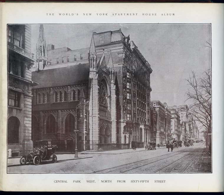 Central Park West, North from Sixty-fifth Street., 1910-03