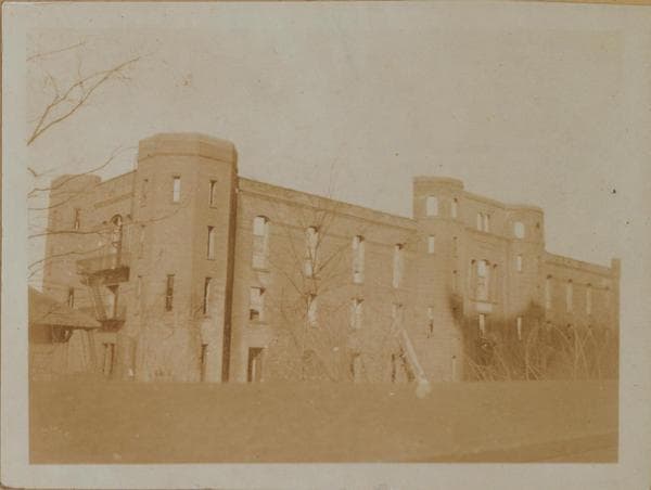 Manhattan: Central Park - [View of the Arsenal Building.], 1924