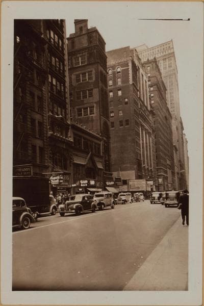 Manhattan: Broadway - John Street, 1934–1940
