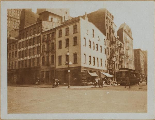 Manhattan: Dey Street - Washington Street, 1925