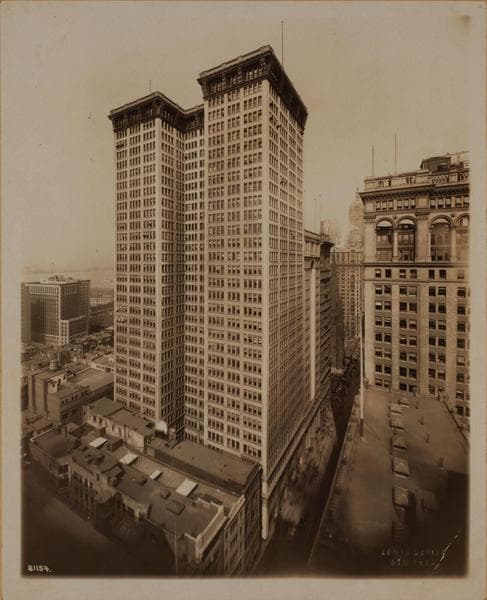 Manhattan: Broadway - Exchange Alley, 1920