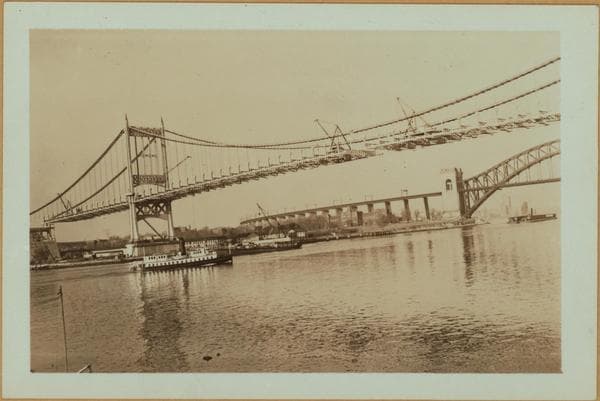 Bridges - Triborough Bridge - [Construction - Astoria Park, Queens.], 1935