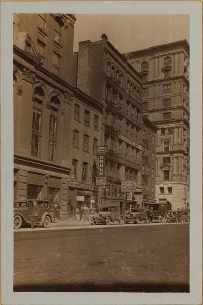 Manhattan: Hudson Street - Harrison Street, 1929