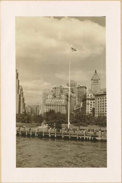 Manhattan: Battery Park Sea Wall., 1935–1937