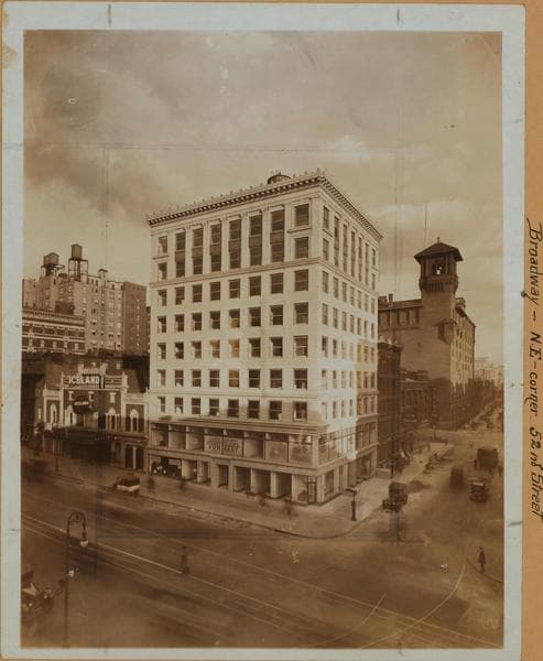 Manhattan: Broadway - 52nd Street, 1921