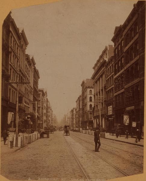 Manhattan: Broadway - Franklin Street, 1890