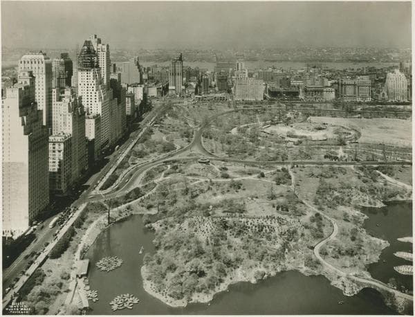 Central Park, including Central Park South, Columbus Circle, Central Park West., 1931-05-01