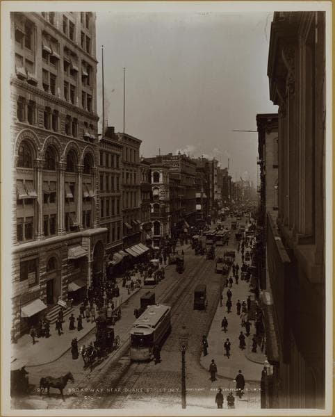 Manhattan: Broadway - Duane Street, 1898