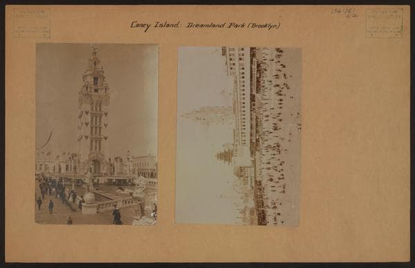 Islands - Coney Island - Dreamland Park - [Dreamland Park tower.], 1908