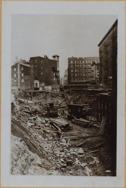 Manhattan: 6th Avenue Extension South - Houston Street (West) - Bleeker Street., 1927