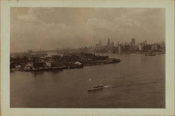 East River - Queens shore - Astoria - [Tisdale Lumber and Coal Company.], 1936