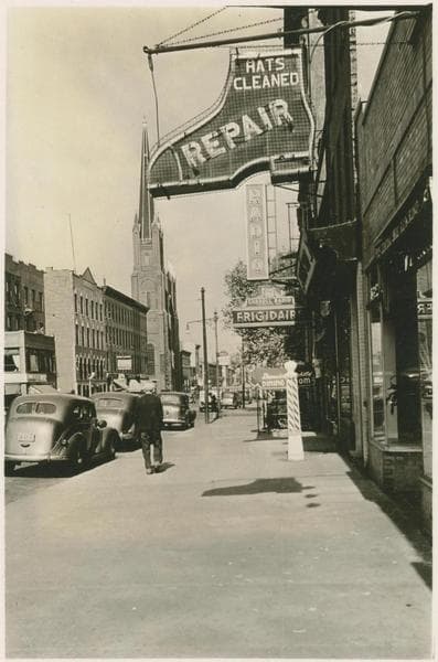 Court Street - Carroll Street looking north, 1939-10-21