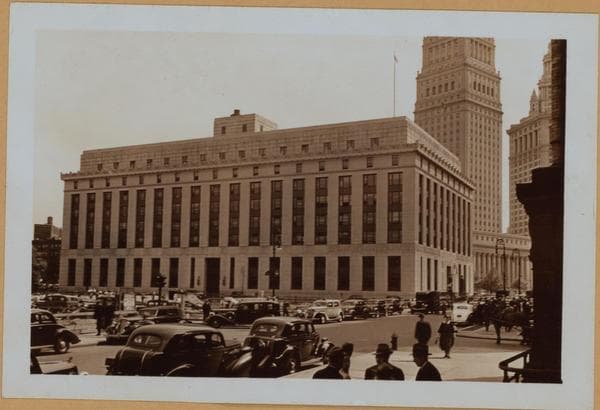 Manhattan: Centre Street - White Street, 1938