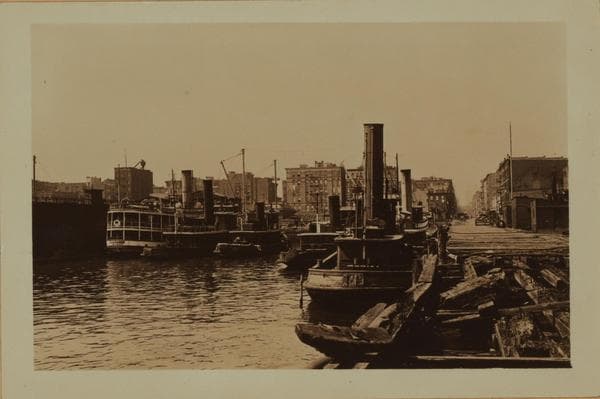 East River - Manhattan - Pier 60 - East 8th Street., 1935