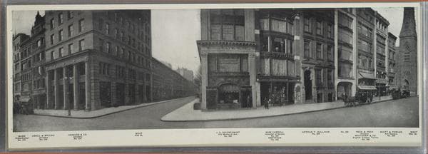 No. 572 Budd, haberdasher - West 47th St. - Miss Carroll - Scott & Fowles, art dealers - West 48th St.], 1911