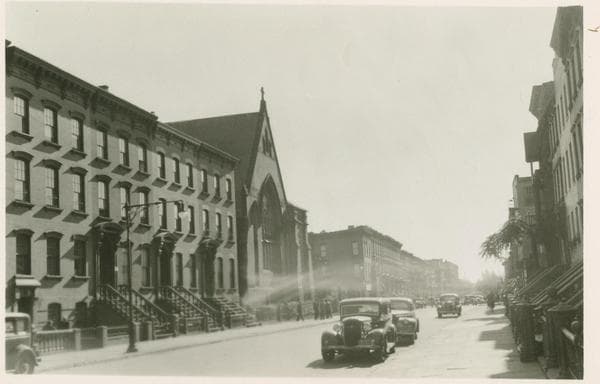 Keap Street - Lee Avenue, east side looking south, 1941-09-20