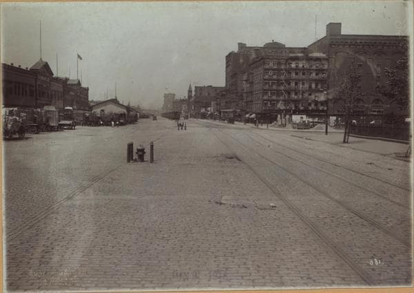 Manhattan: West Street - Canal Street, 1918