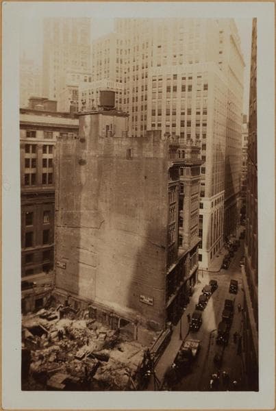 Manhattan: Beaver Street - Hanover Street, 1929