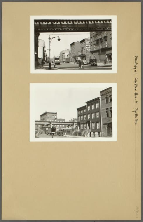 Brooklyn: Carlton Avenue - Myrtle Avenue, 1940