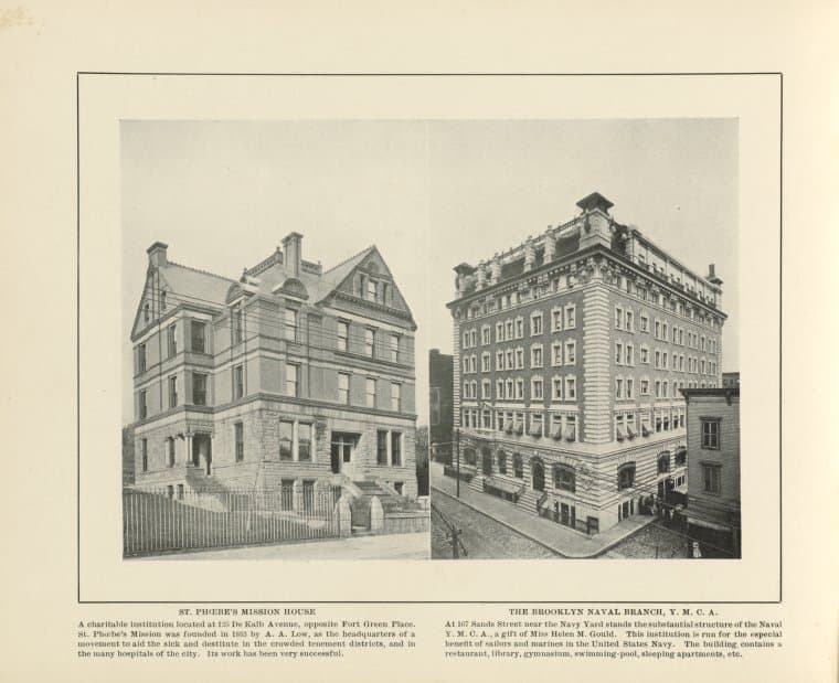 St. Pheobe's Mission House; The Brooklyn Naval Branch Y.M.C.A., 1905