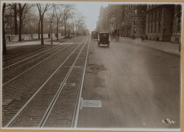 Manhattan: Central Park West - 93rd Street, 1920