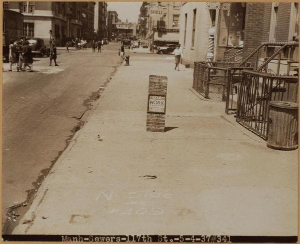 Manhattan: 117th Street (East) - Pleasant Avenue, 1937