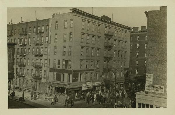 Manhattan: Allen Street - Rivington Street, 1928