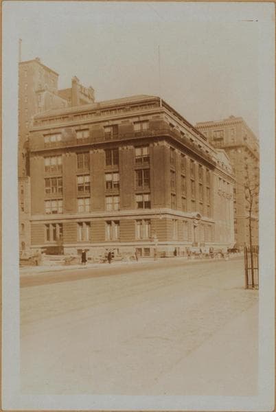 Manhattan: Central Park West - 63rd Street, 1931