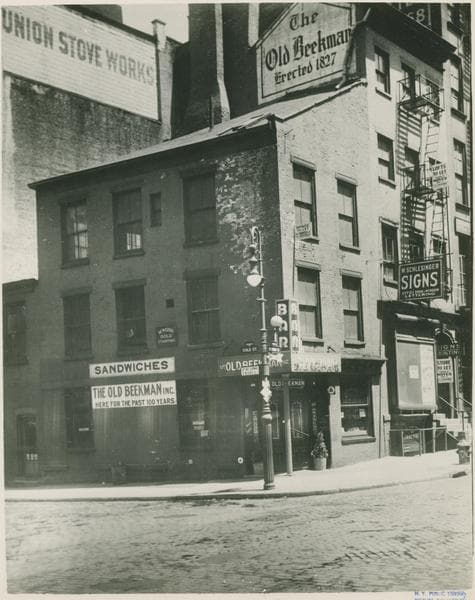 Gold Street - Beekman Street, 1937