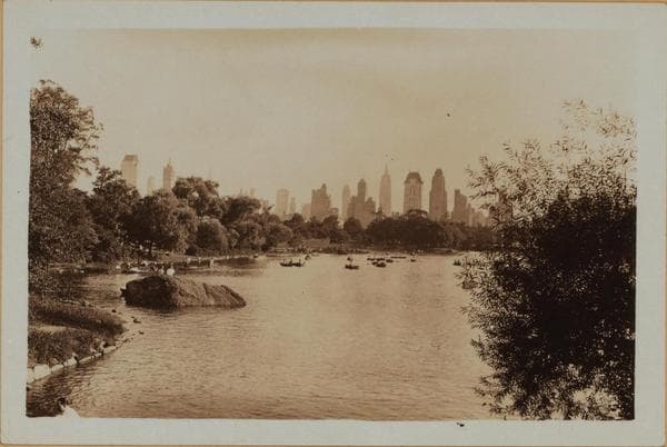 Manhattan: Central Park - The Lake; R.C.A. Building., 1931–1935