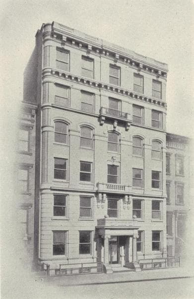 135-137 West 123rd Street; Plan of first floor; Plan of upper floors., 1908