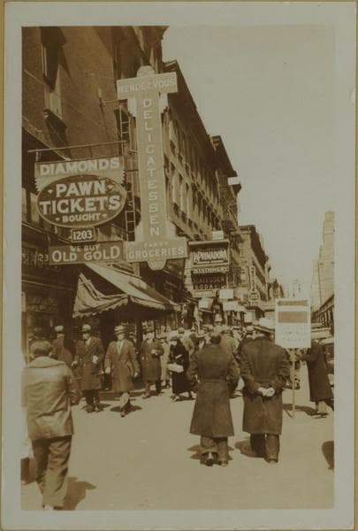 Manhattan: 6th Avenue - 47th Street, 1935