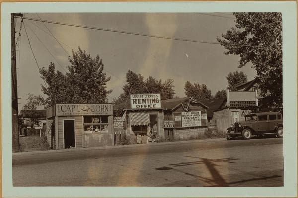 Richmond: Midland Avenue - Baden Place, 1935