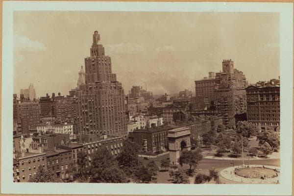 Manhattan: Washington Square North - 4th Street (West), 1935