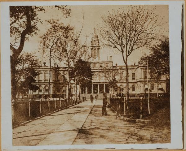 Manhattan: City Hall Park -- City Hall, 1870