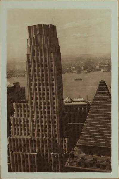 General view - [Manhattan - Wall Street - Bank of Manhattan building (West).], 1933