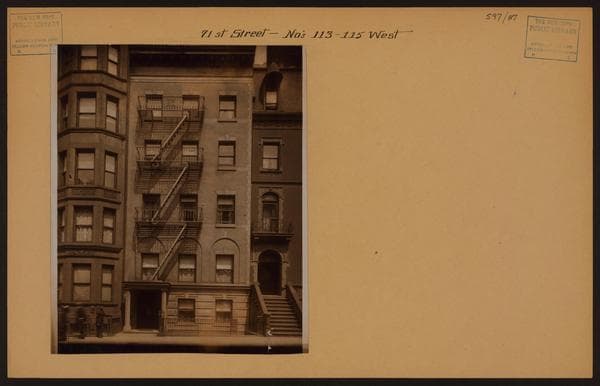 Manhattan: 71st Street (West) - Columbus Avenue, 1911