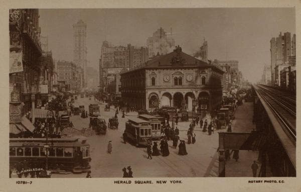 Manhattan: Broadway - 6th Avenue, ca. 1905