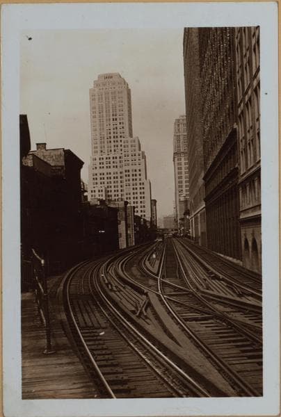 Manhattan: Greenwich Street - Battery Place, 1938