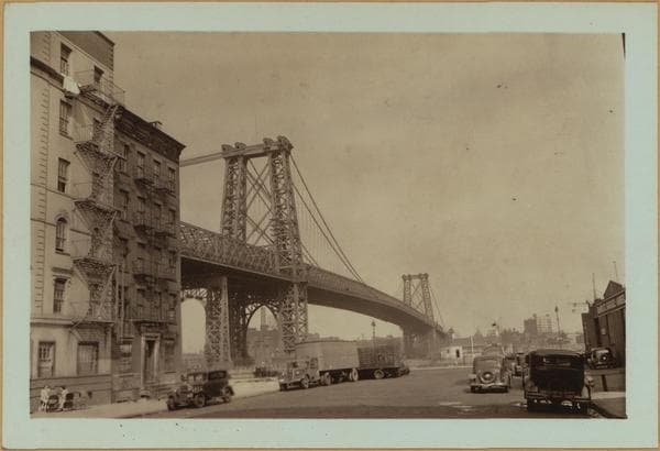 Bridges - Williamsburg Bridge. [Manhattan: Broome Street - Mangin Street.], 1935–1939