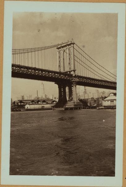 Bridges - Manhattan Bridge - [West end.], 1935