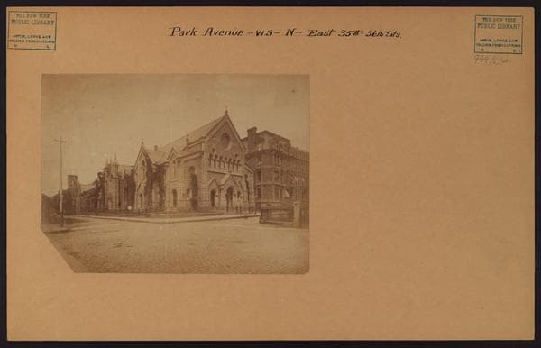 Manhattan: Park Avenue - 35th Street (East), 1890