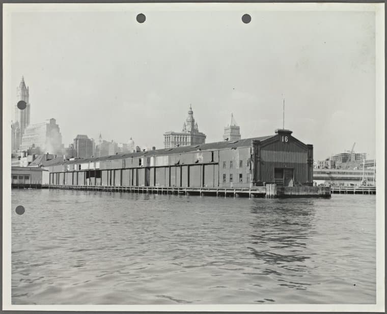 Pier 16, East River, 1951