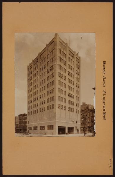 Manhattan: 11th Avenue - 35th Street (West), 1922