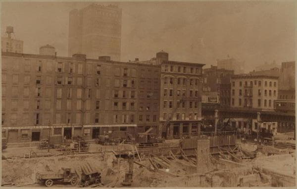 Manhattan: Worth Street - Hudson Street, 1928